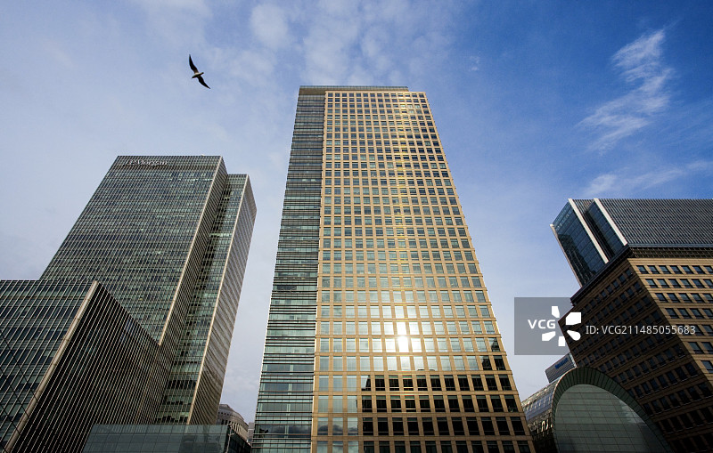 伦敦码头区摩天大楼图片素材