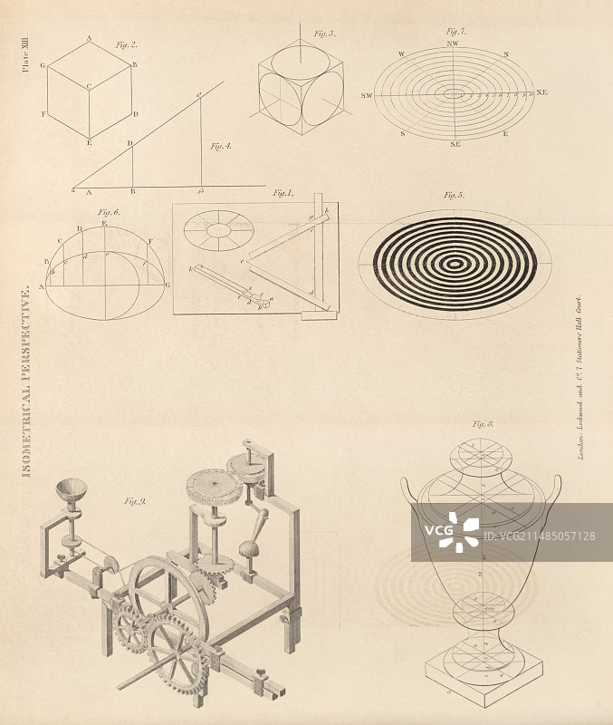 19世纪的2.5D透视图图片素材