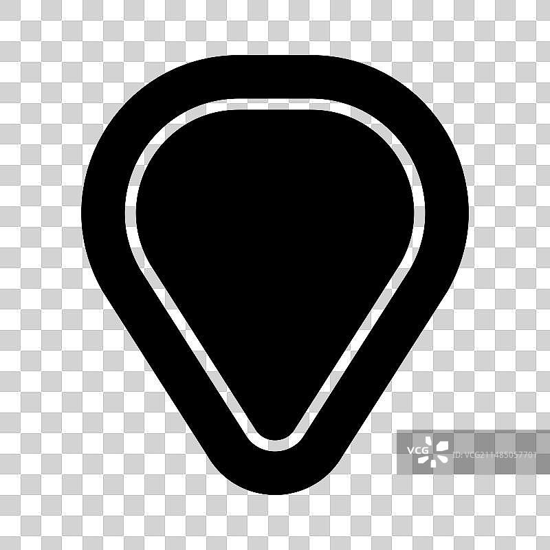 拨片字形图标，适用于个人和商业用途图片素材