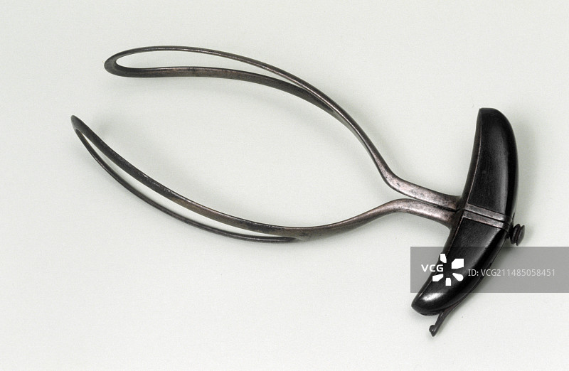 1850年左右的产科产钳图片素材