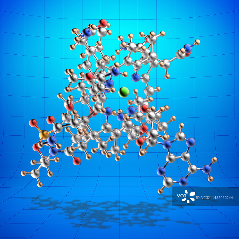 维生素B12钴胺素分子图片素材