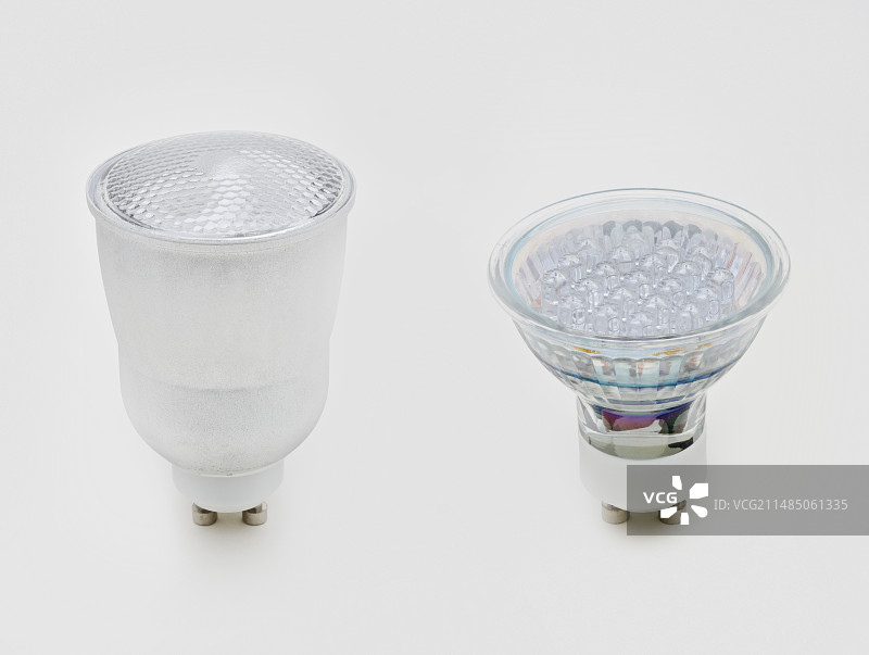GU10紧凑型荧光灯泡图片素材
