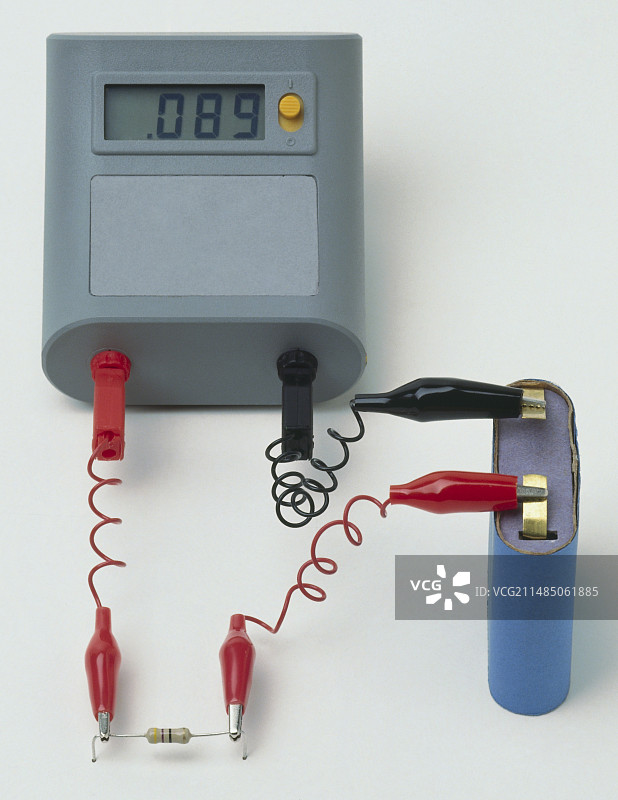 电阻测试，电池，电阻器图片素材