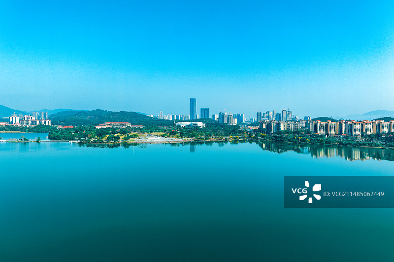 广州增城，挂绿湖图片素材
