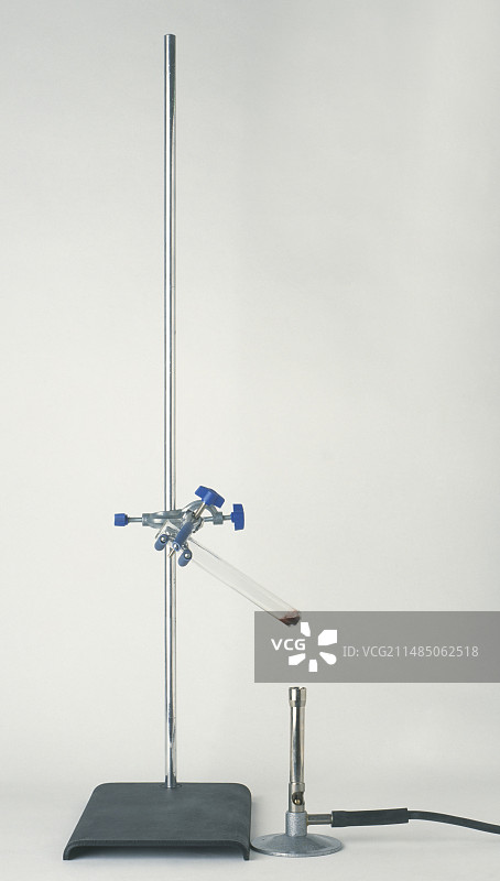 夹具中倾斜的试管图片素材