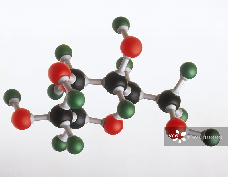葡萄糖分子模型图片素材