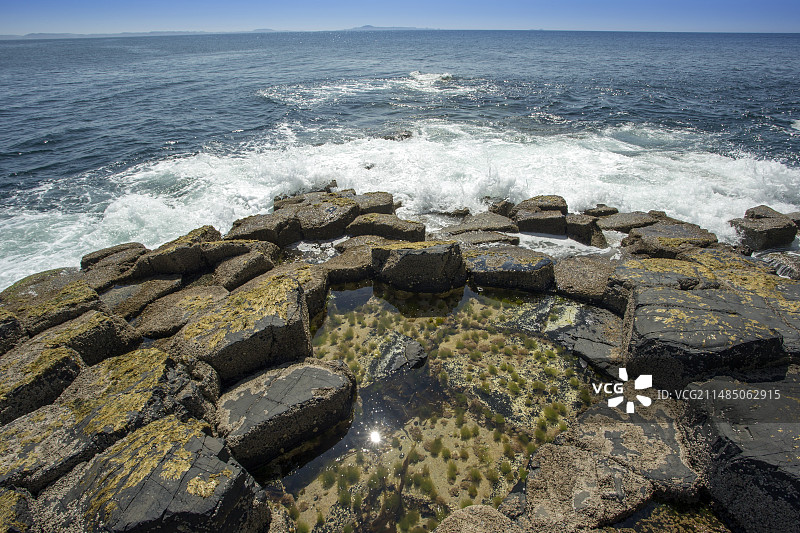 斯塔法岛，苏格兰图片素材