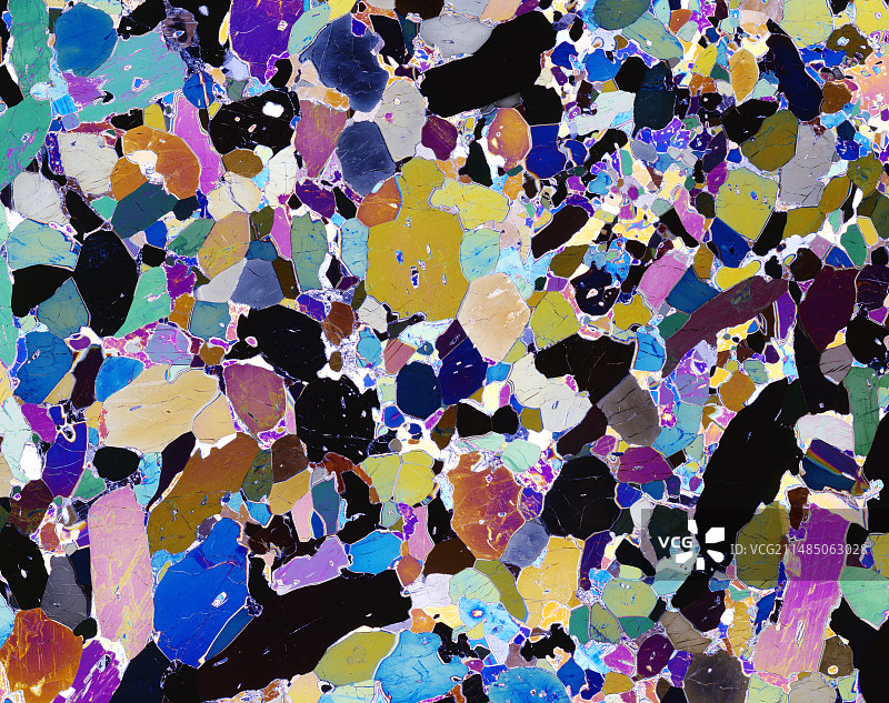 橄榄岩薄片图片素材