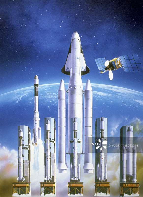 阿丽亚娜火箭，艺术作品图片素材