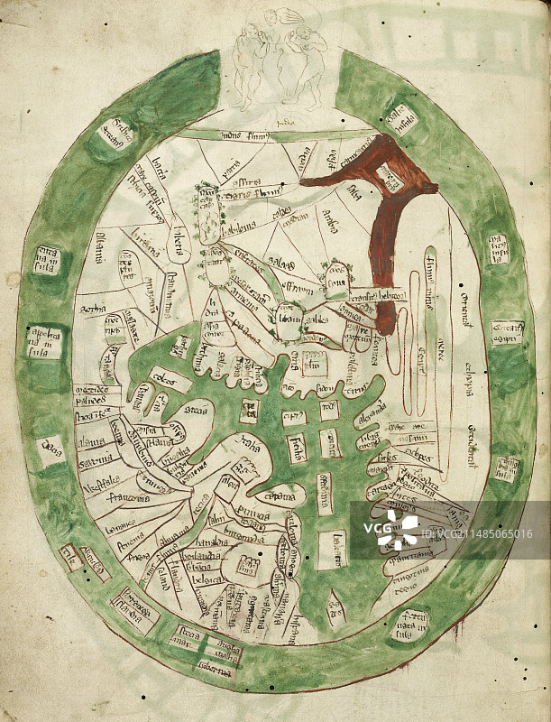 地中海地图图片素材