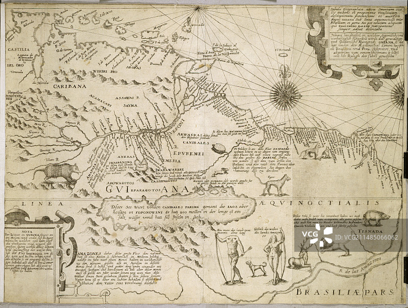 圭亚那地图图片素材