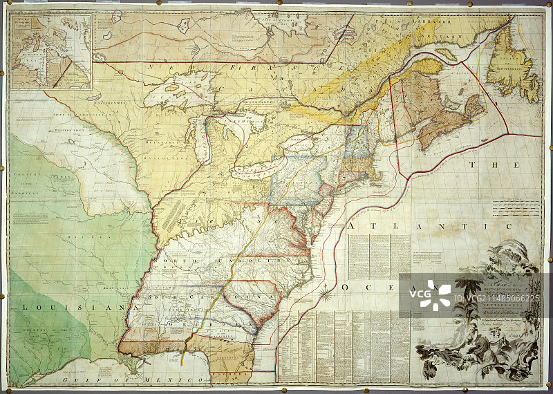 北美地区的英国殖民地图片素材