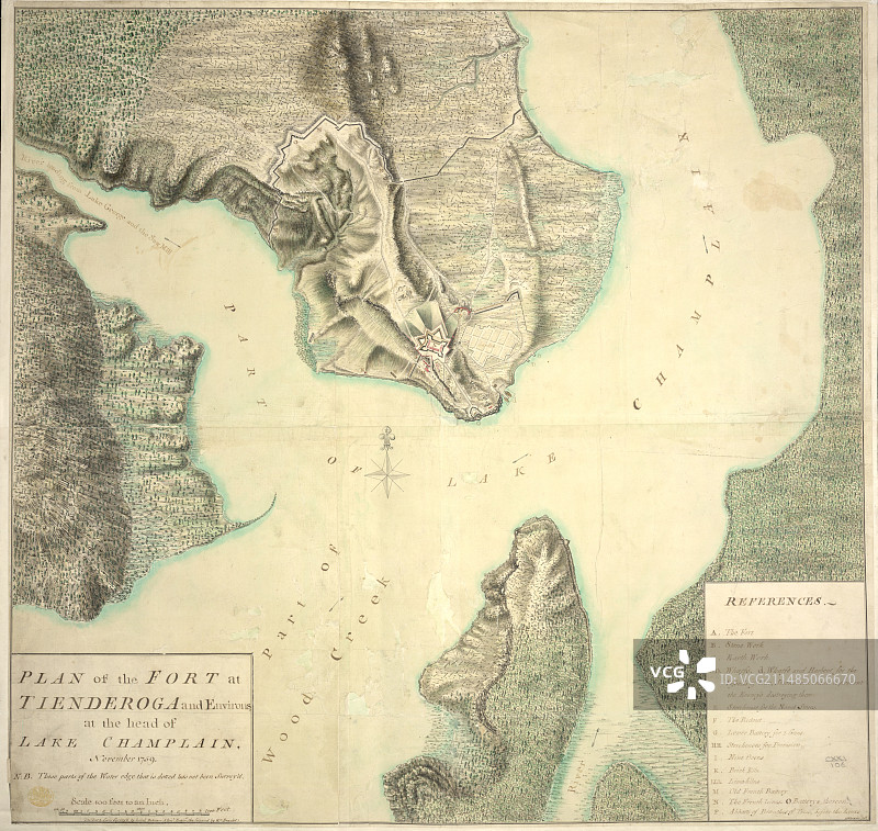 提恩德罗加堡垒图片素材