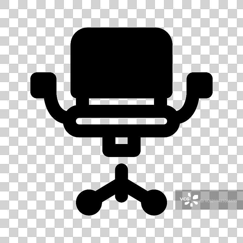 黑白办公椅图片素材