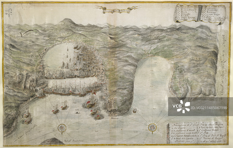 卑尔根景色图片素材