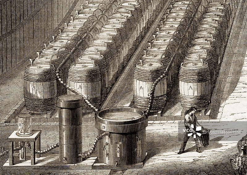 1867年的制氢工厂图片素材