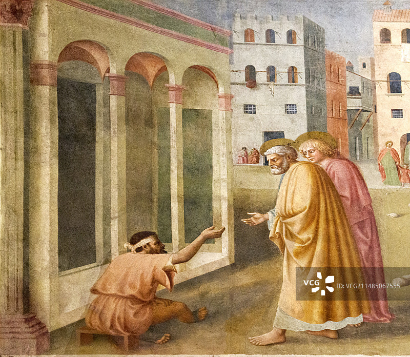 圣彼得治愈跛子图片素材