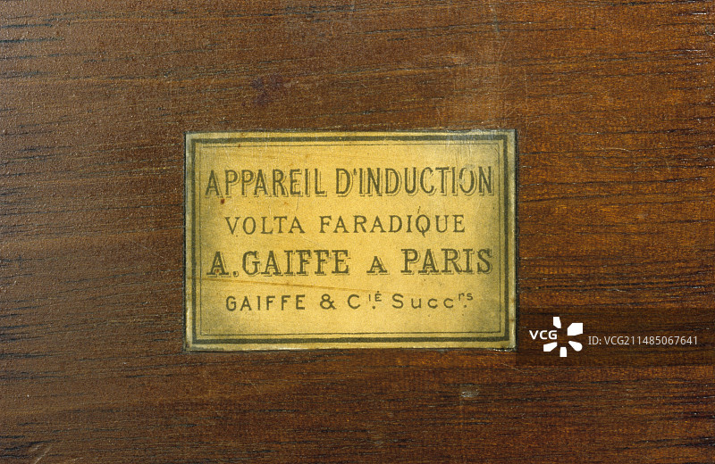 1860年左右的电镀设备标签图片素材