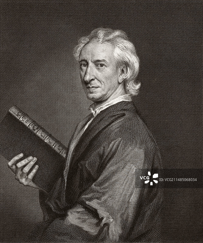 约翰·伊夫林，英国作家图片素材