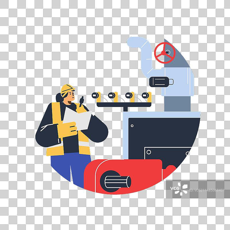 锅炉维护维修工程图片素材