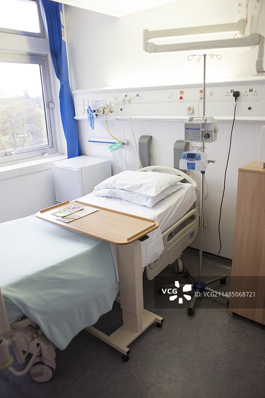 囊性纤维化患者的医院病房图片素材