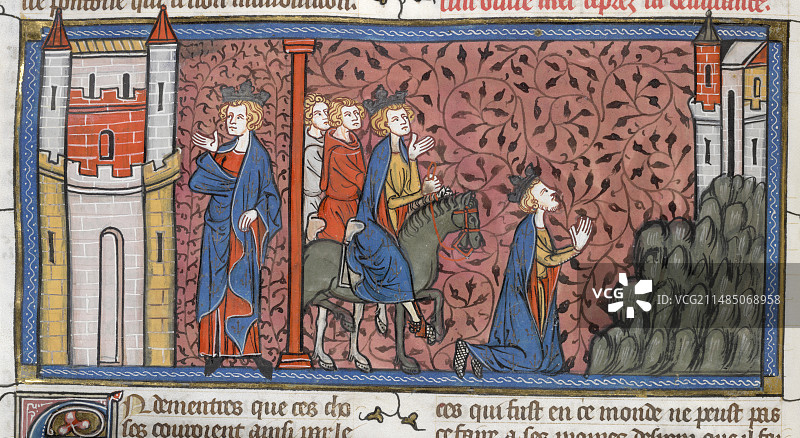 法国国王路易九世图片素材