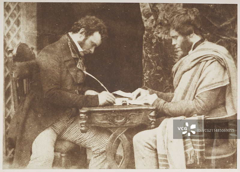 约翰·罗伯逊和休·米勒图片素材