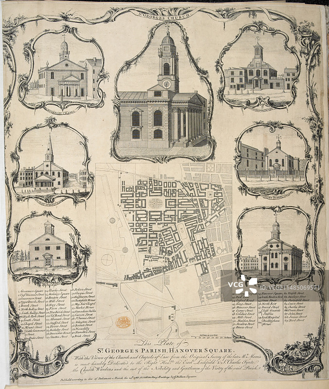 汉诺威广场圣乔治教堂图片素材