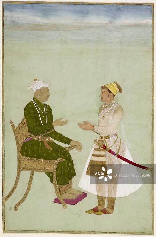 琥珀的拉贾·斋·辛格图片素材