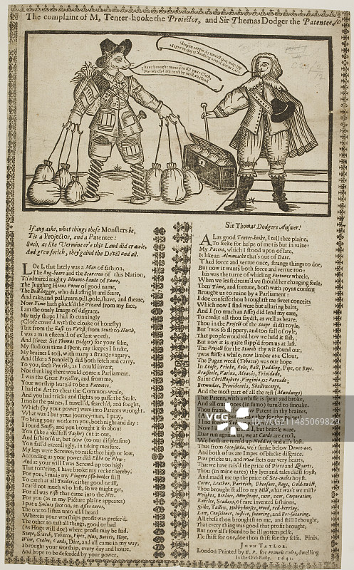 托马斯·道奇爵士和M·坦特-胡克图片素材