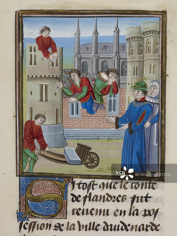 在奥德纳尔德建造城堡图片素材