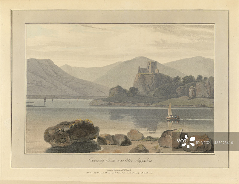 奥班附近的杜诺里城堡图片素材