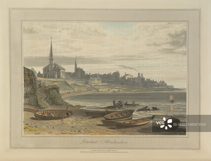 阿伯丁郡的彼得黑德图片素材