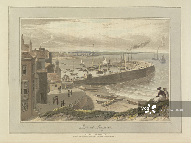 英国马盖特码头图片素材