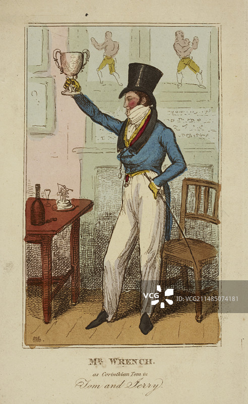 扳手先生的科林斯风格图片素材