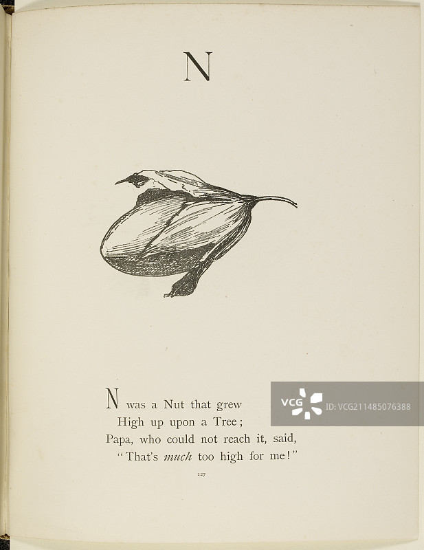 爱德华·李尔的荒诞字母表图片素材