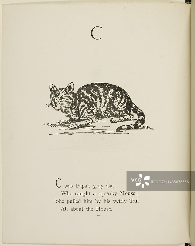 爱德华·李尔的荒诞字母表图片素材