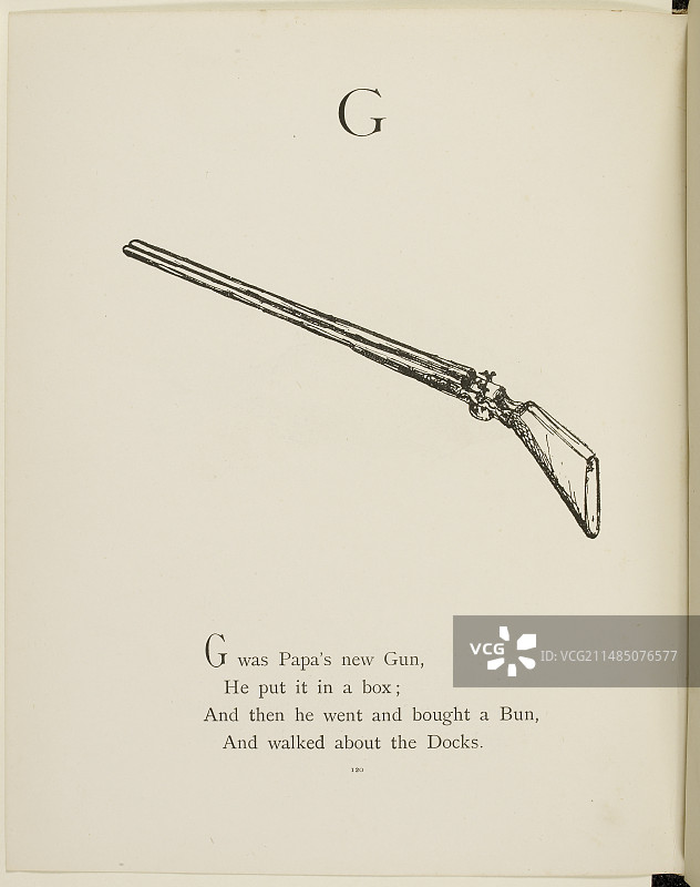 爱德华·李尔的荒诞字母表图片素材