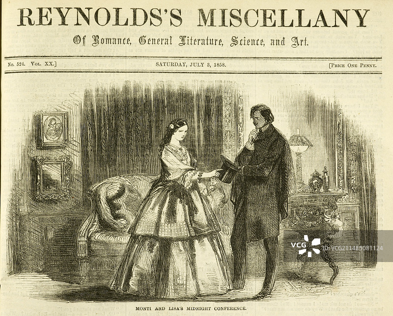 蒙蒂和丽莎的午夜会议图片素材