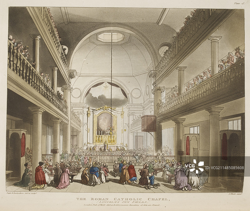 罗马天主教堂图片素材