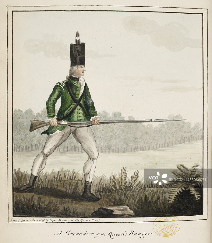 女王游骑兵的掷弹兵图片素材