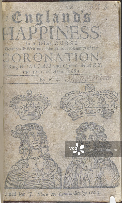 威廉国王和玛丽女王图片素材