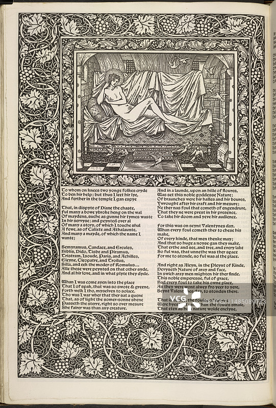 杰弗里·乔叟的作品图片素材