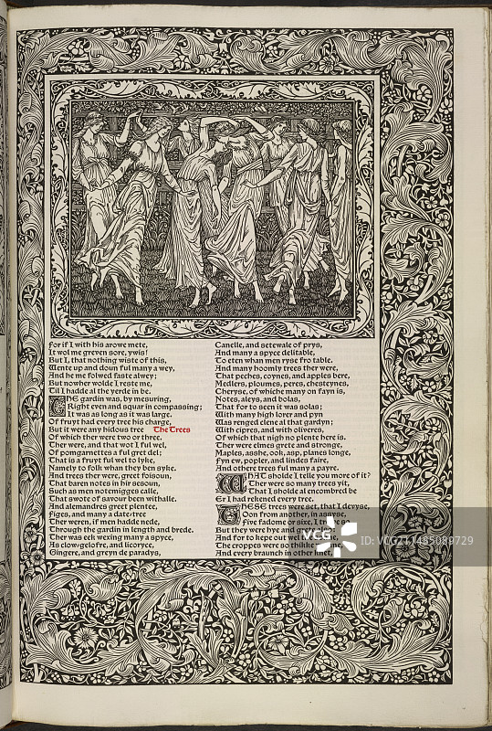 杰弗里·乔叟的作品图片素材