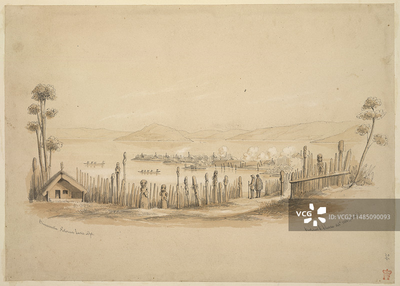 罗托鲁瓦湖风光图片素材