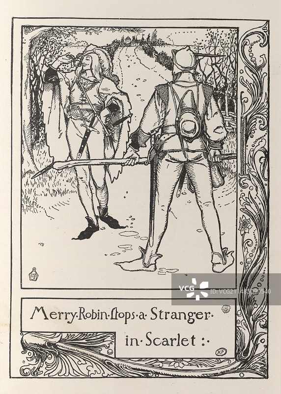 罗宾汉和威尔·斯嘉丽图片素材