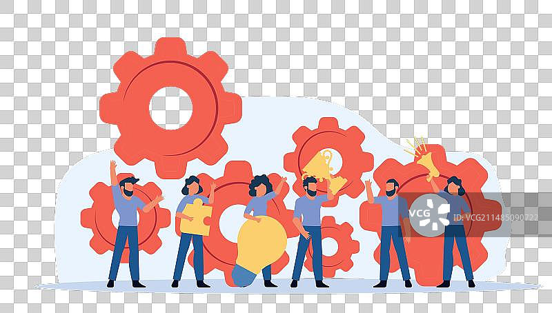 团队合作概念图片素材