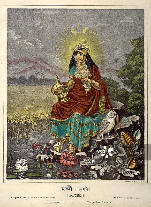 幸运女神拉克希米图片素材