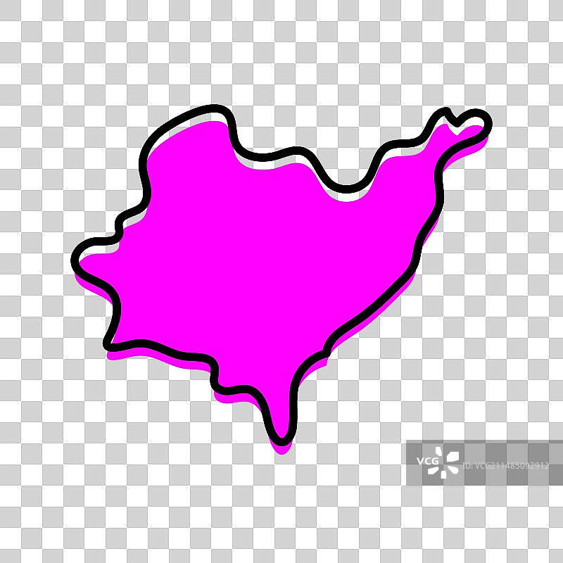 阿苏艾省地图设计图片素材