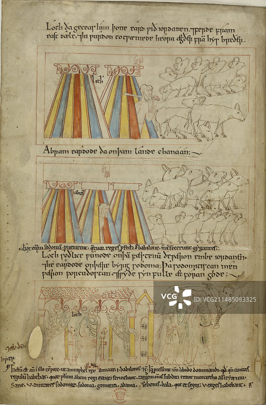 罗得与亚伯拉罕图片素材